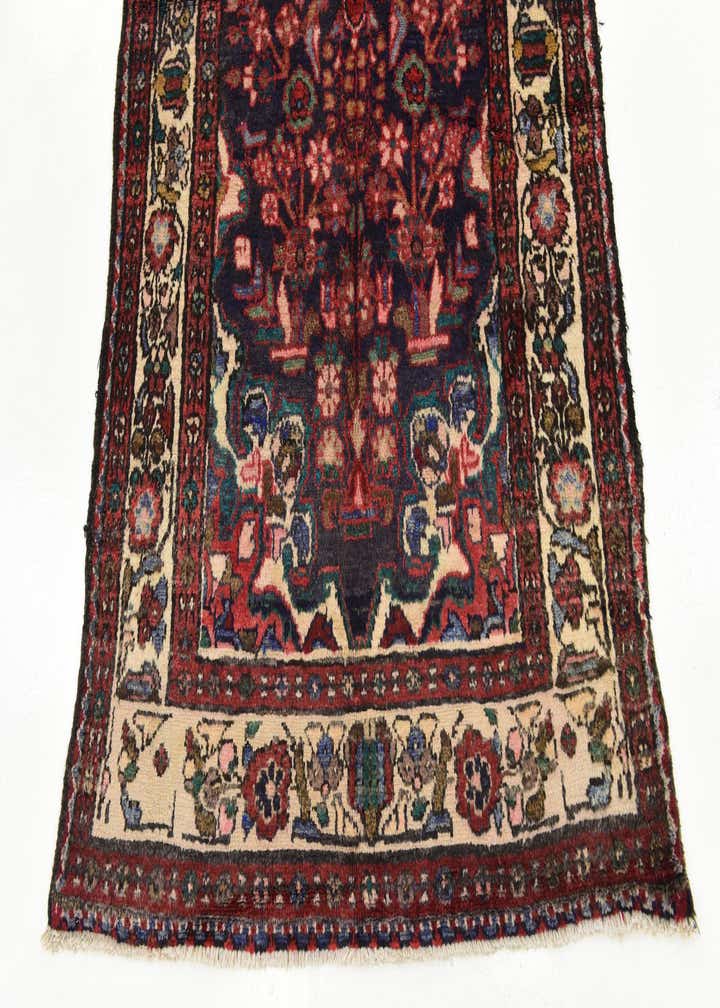 3' 7 x 10' Hand Knotted Borchelu Persian Wool Runner Rug