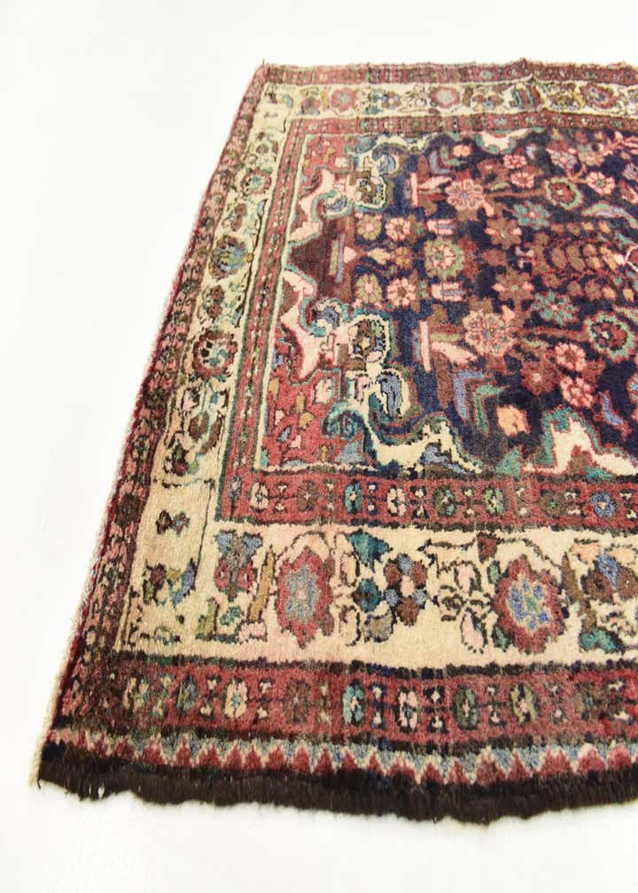 3' 7 x 10' Hand Knotted Borchelu Persian Wool Runner Rug