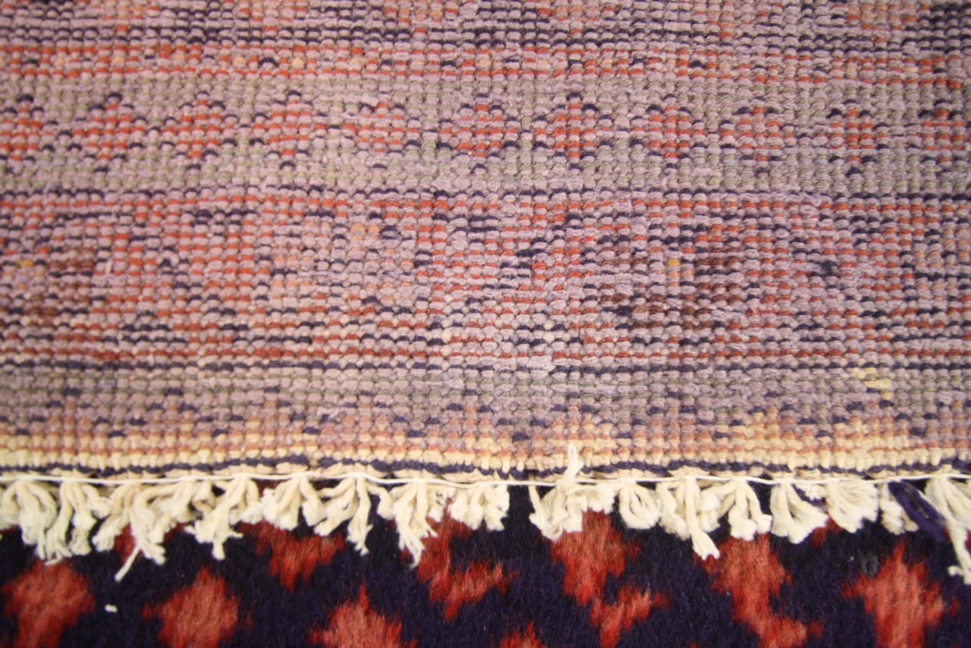 3' 7 x 9' 8 Hand Knotted Botemir Persian Wool Runner Rug