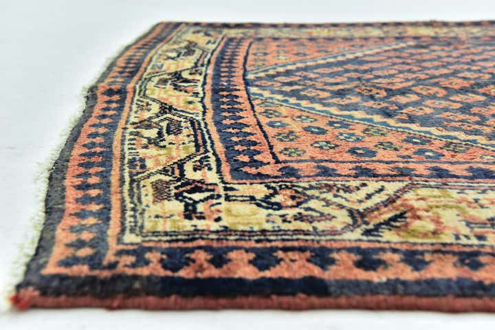 3' 5 x 10' 2 Hand Knotted Botemir Persian Wool Runner Rug