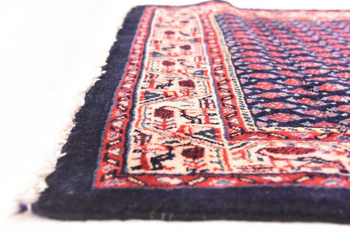 3' 7 x 10' 9 Hand Knotted Botemir Persian Wool Runner Rug