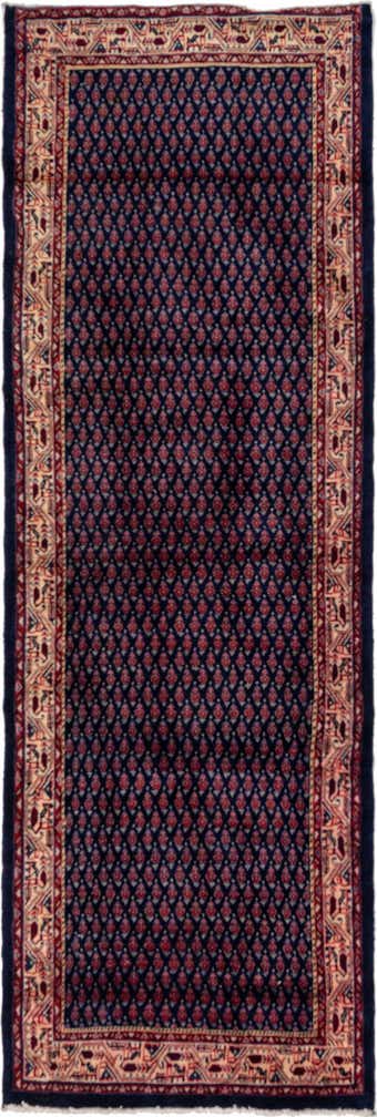 3' 7 x 10' 9 Hand Knotted Botemir Persian Wool Runner Rug