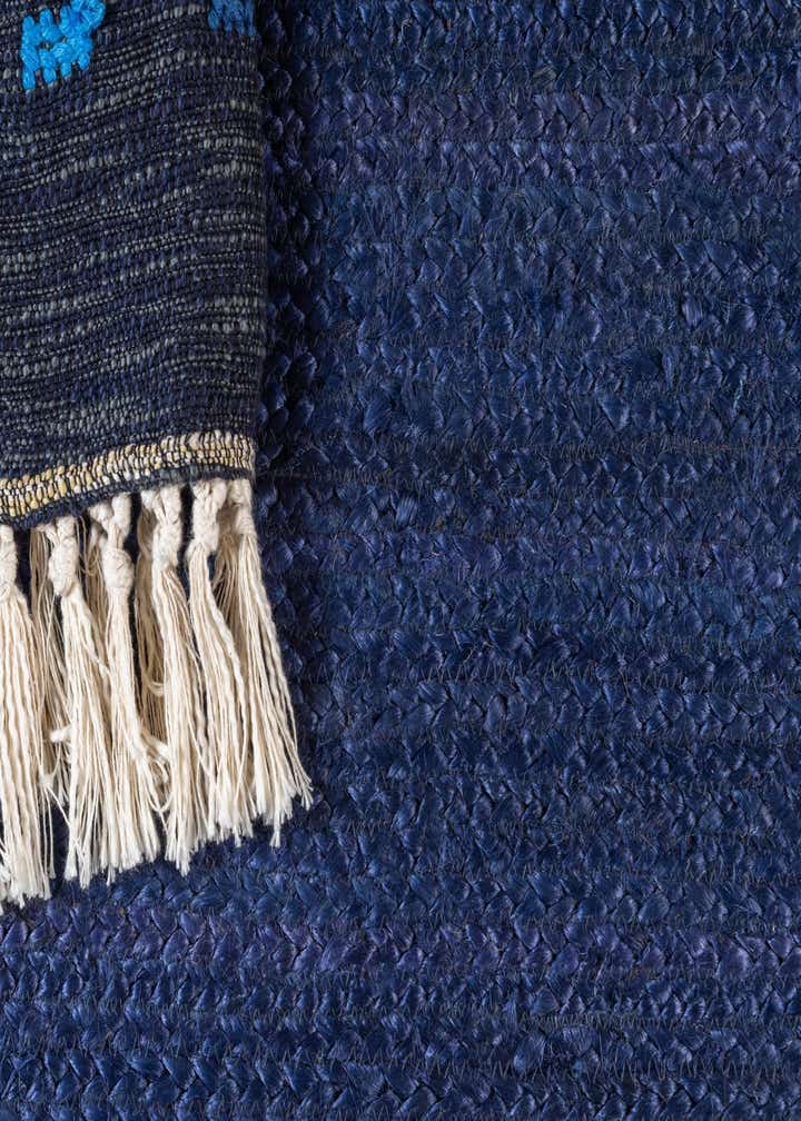 2' 7 x 6' 1 Handmade Braided Jute Runner Rug