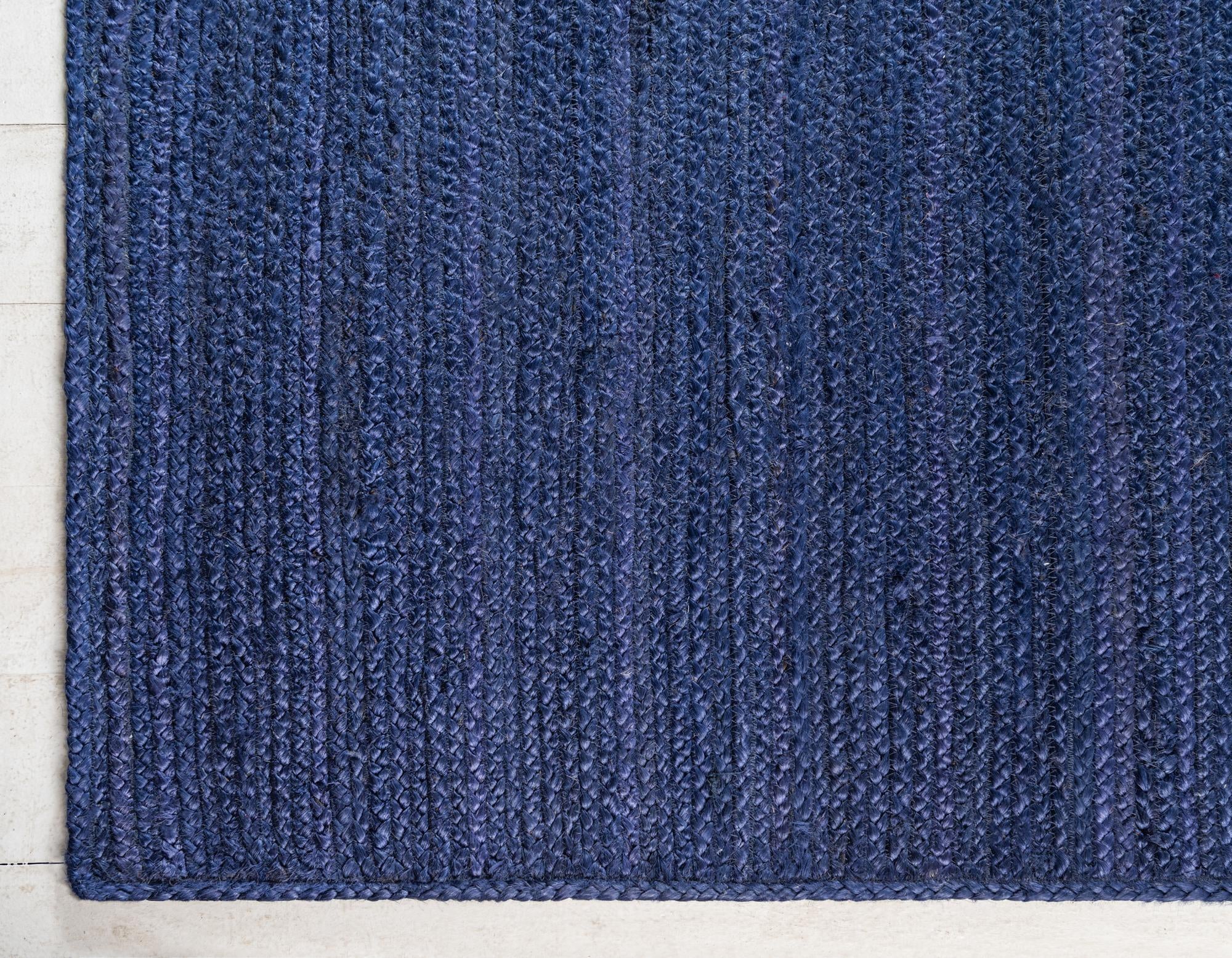 2' 7 x 6' 1 Handmade Braided Jute Runner Rug