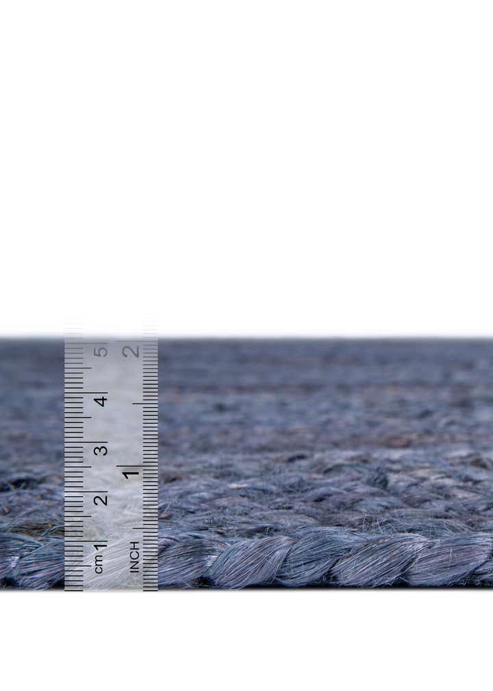 2' 7 x 6' 1 Handmade Braided Jute Runner Rug