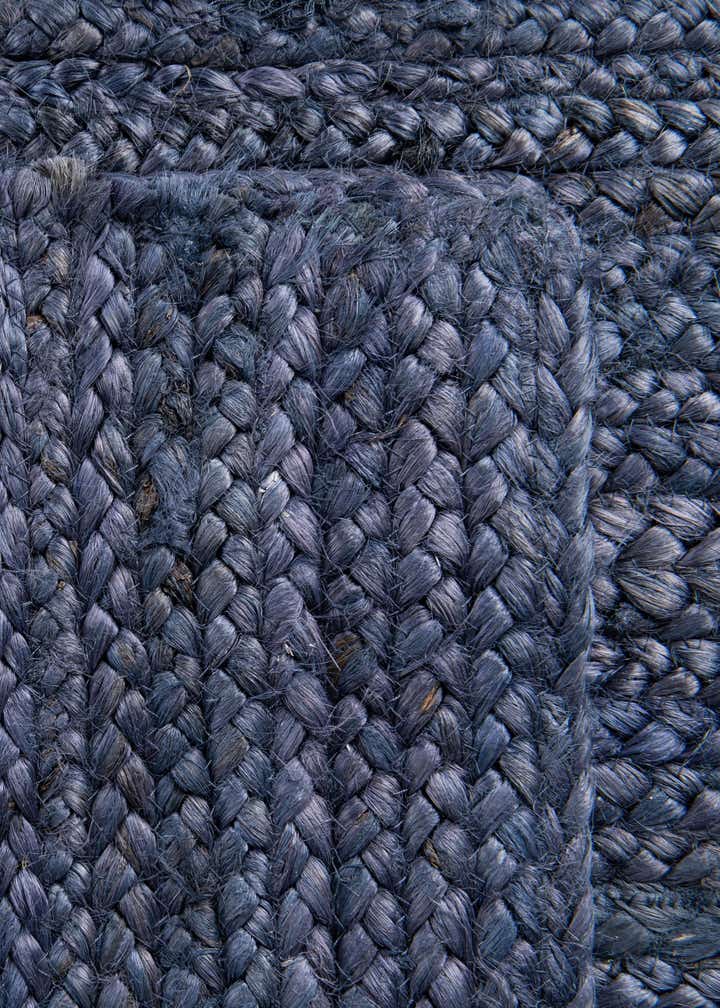 2' 7 x 6' 1 Handmade Braided Jute Runner Rug