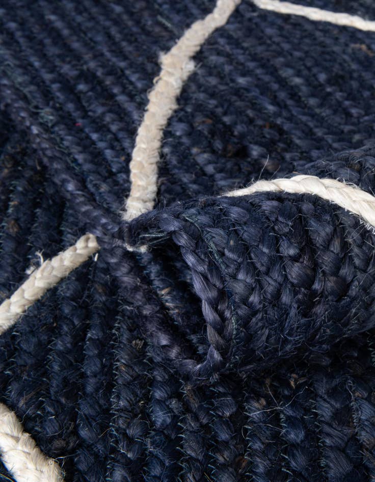 Detail image of 2' 2 x 8' 2  Hand Braided Jute Runner Rug