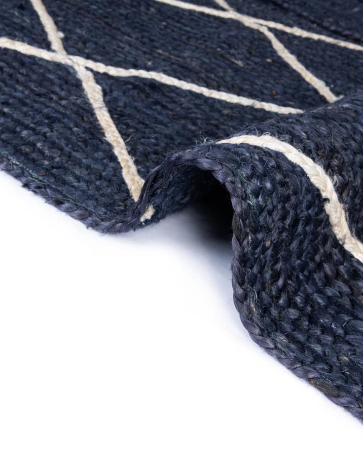 Detail image of 2' 2 x 8' 2  Hand Braided Jute Runner Rug