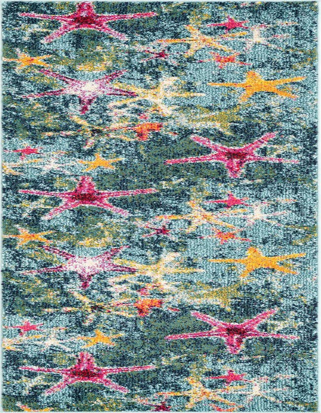 Detail image of 2' 2 x 6' 9 Washable Capri Runner Rug