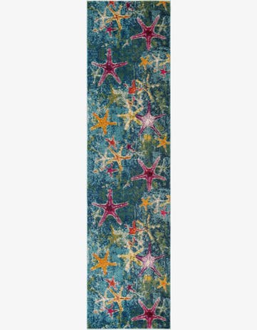 2' 7 x 10' Washable Capri Runner Rug