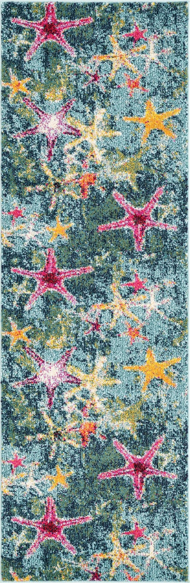 2' 2 x 6' 9  Washable Capri Runner Rug