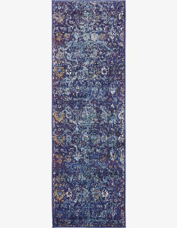 Navy Blue Charlotte Runner Rug