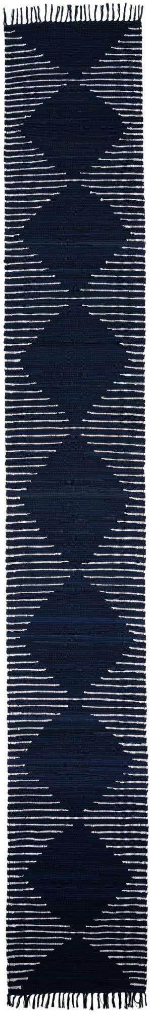 2' 6 x 17' 8 Hand Woven Chindi Cotton Runner Rug