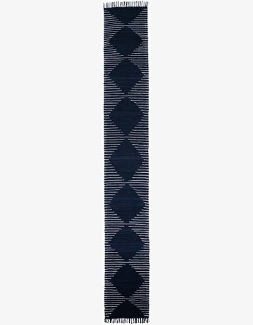 2' 6 x 17' 8 Hand Woven Chindi Cotton Runner Rug
