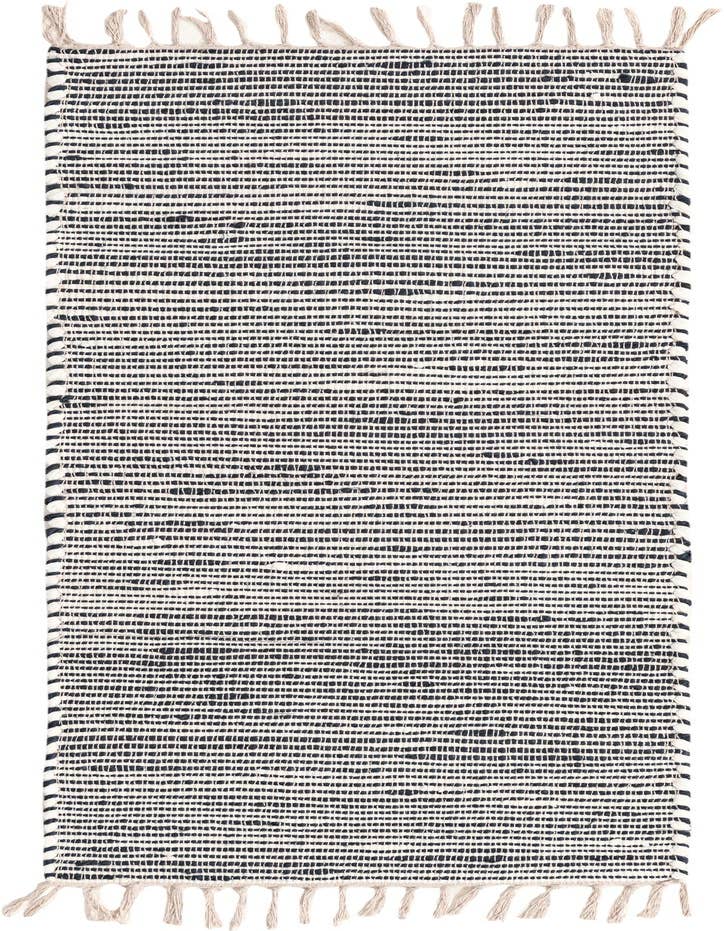 Detail image of 2' 2 x 6' 1 Hand Woven Chindi Jute Runner Rug