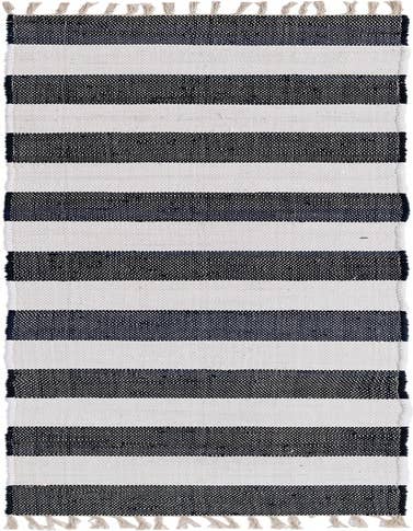 Detail image of 2' 2 x 10' Hand Woven Chindi Rag Runner Rug