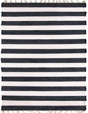 Detail image of 2' 6 x 16' 5 Hand Woven Chindi Rag Runner Rug