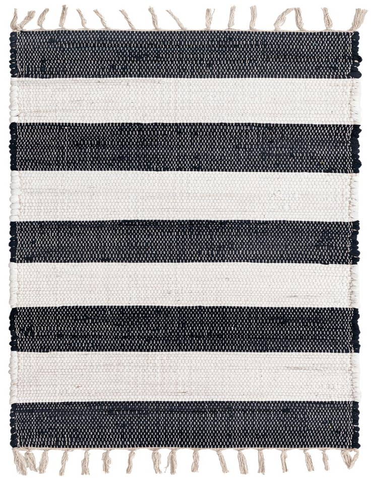 Detail image of 2' x 5' 1 Hand Woven Chindi Rag Runner Rug