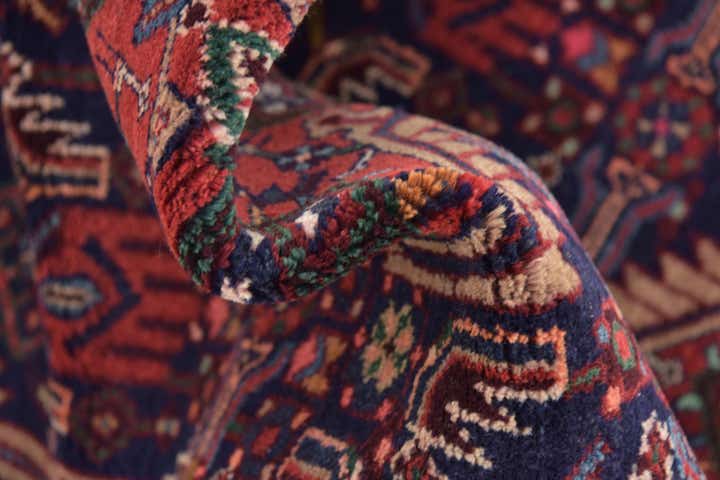 3' 8 x 9' 10 Hand Knotted Darjazin Persian Wool Runner Rug