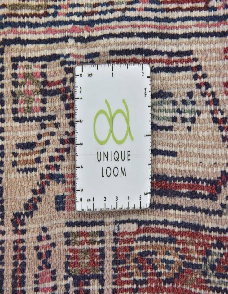 Detail image of 3' 9 x 11'  Hand Knotted Darjazin Persian Wool Runner Rug