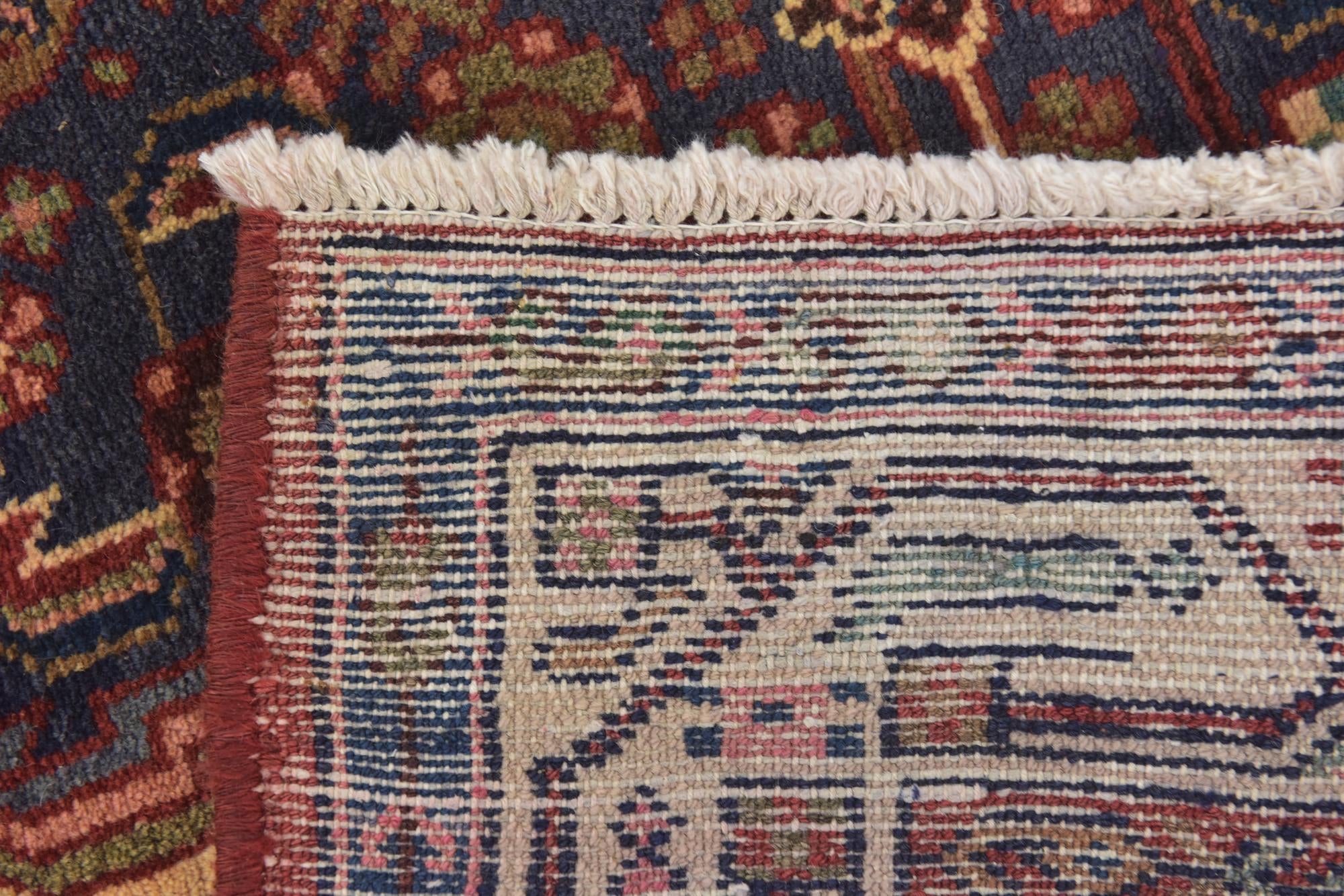 3' 9 x 11' Hand Knotted Darjazin Persian Wool Runner Rug