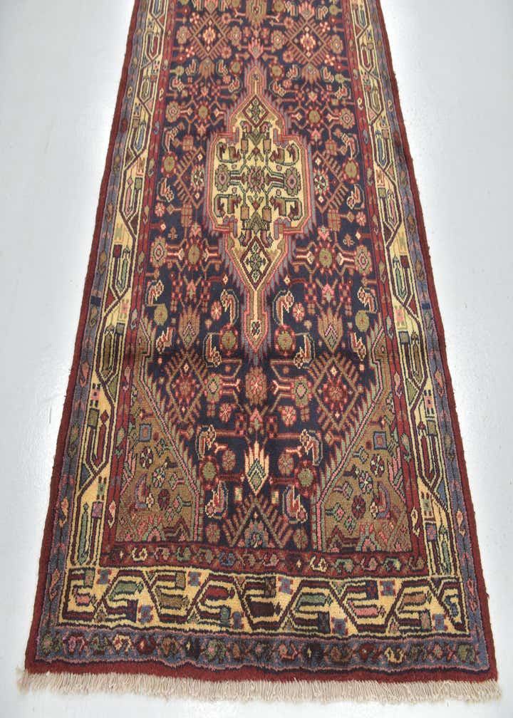 3' 9 x 11' Hand Knotted Darjazin Persian Wool Runner Rug