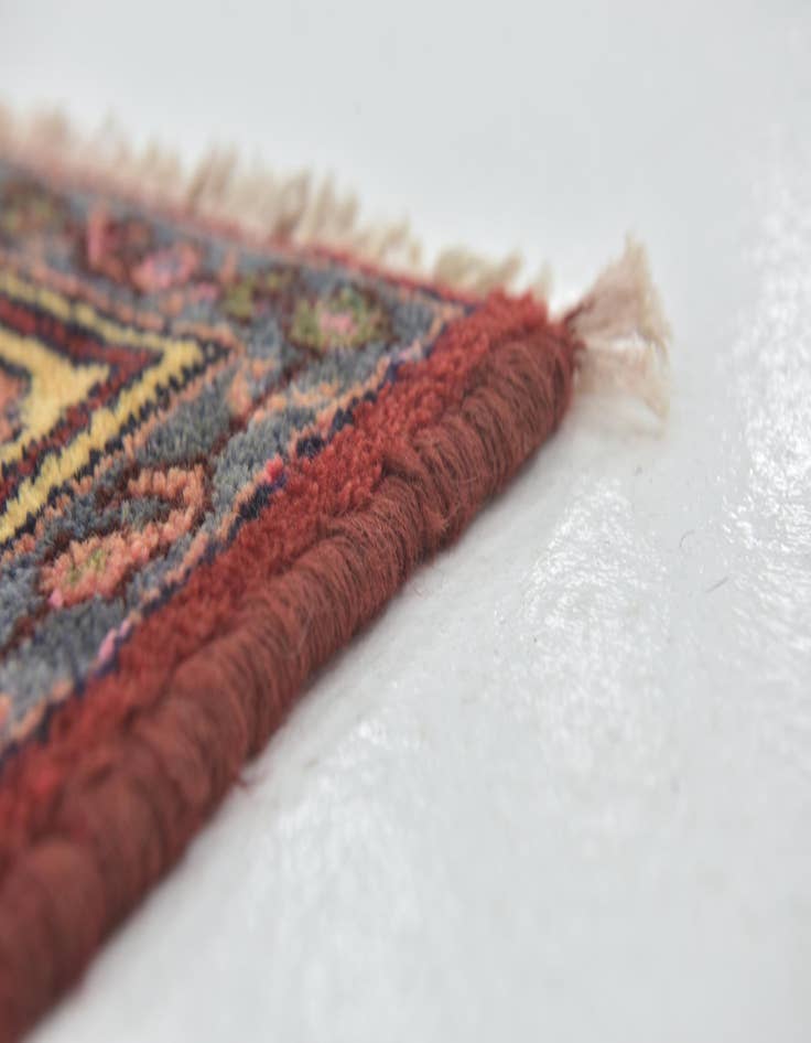 Detail image of 3' 9 x 11'  Hand Knotted Darjazin Persian Wool Runner Rug