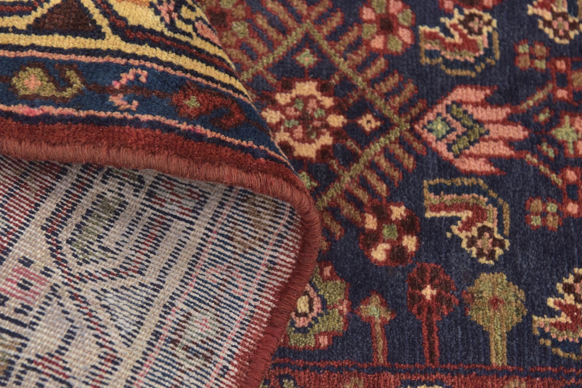 3' 9 x 11' Hand Knotted Darjazin Persian Wool Runner Rug