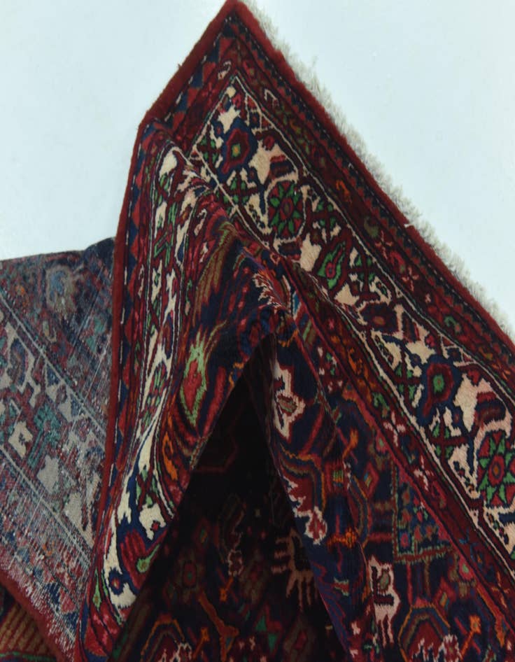 Detail image of 4' 5 x 11'  Hand Knotted Darjazin Persian Wool Runner Rug