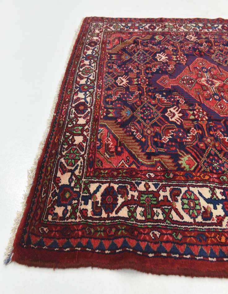 Detail image of 4' 5 x 11'  Hand Knotted Darjazin Persian Wool Runner Rug