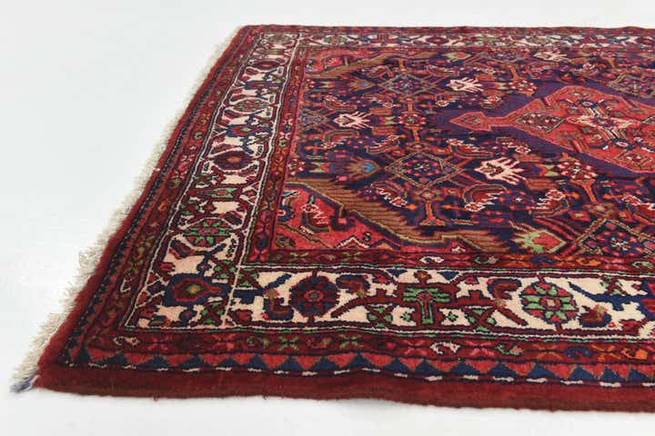 4' 5 x 11' Hand Knotted Darjazin Persian Wool Runner Rug