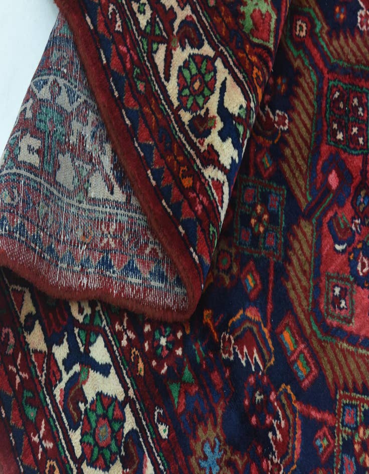 Detail image of 4' 5 x 11'  Hand Knotted Darjazin Persian Wool Runner Rug