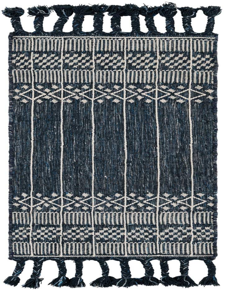 Detail image of 2' 2 x 5' 1 Easy-Clean Eco Bohemian Indoor / Outdoor Runner Rug