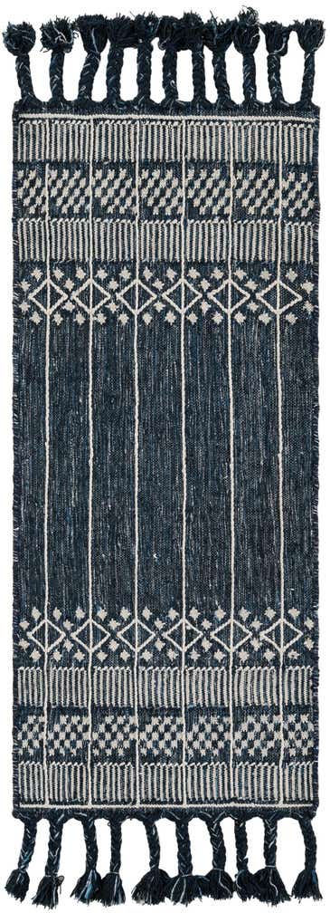 2' 2 x 5' 1 Easy-Clean Eco Bohemian Indoor / Outdoor Runner Rug