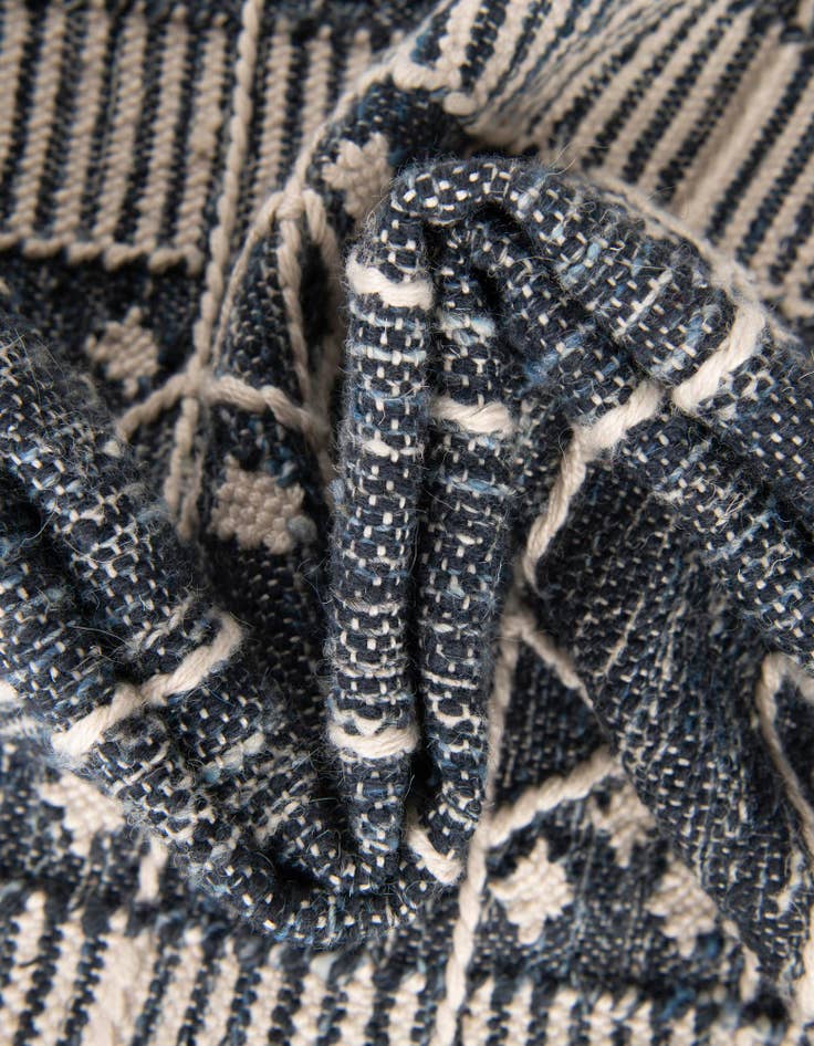 Detail image of 2' 2 x 8' 2  Washable Eco Bohemian Indoor / Outdoor Runner Rug