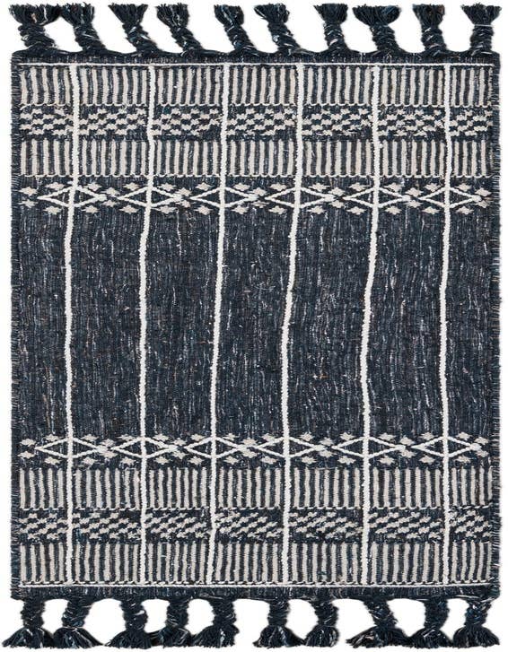 Detail image of 2' 2 x 6' 7 Easy-Clean Eco Bohemian Indoor / Outdoor Runner Rug