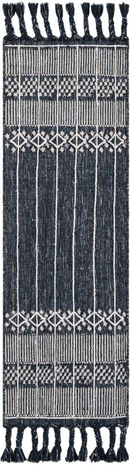 Detail image of 2' 2 x 6' 7 Easy-Clean Eco Bohemian Indoor / Outdoor Runner Rug