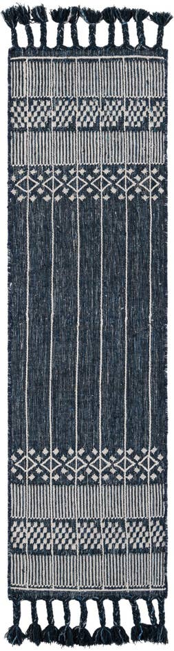 Detail image of 2' 2 x 8' 2 Easy-Clean Eco Bohemian Indoor / Outdoor Runner Rug