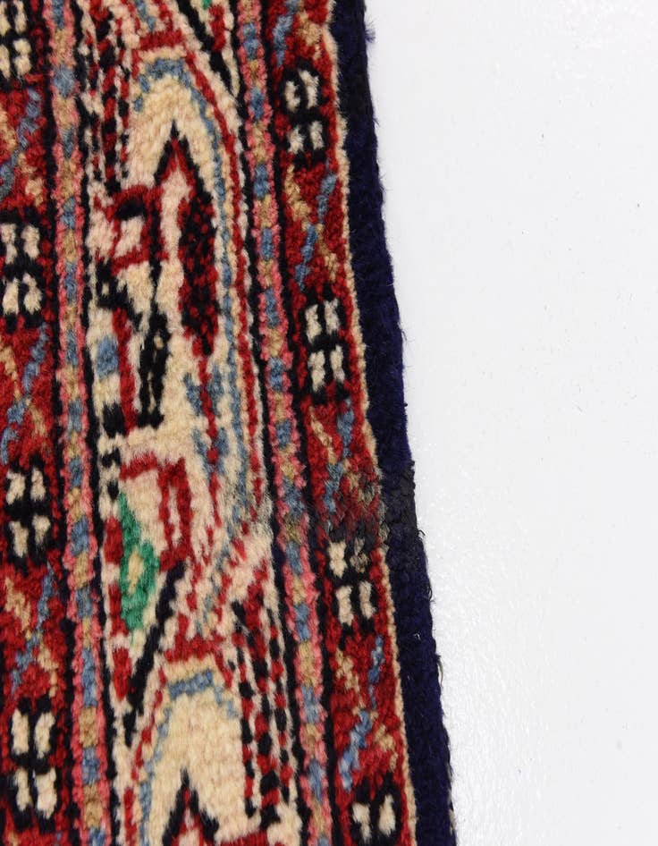 Detail image of 3' 8 x 10' 8  Hand Knotted Farahan Persian Wool Runner Rug