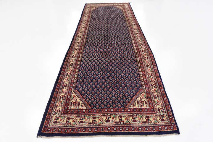3' 8 x 10' 8 Hand Knotted Farahan Persian Wool Runner Rug