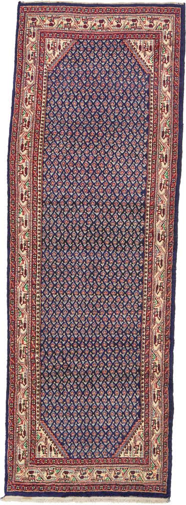 3' 8 x 10' 8 Hand Knotted Farahan Persian Wool Runner Rug