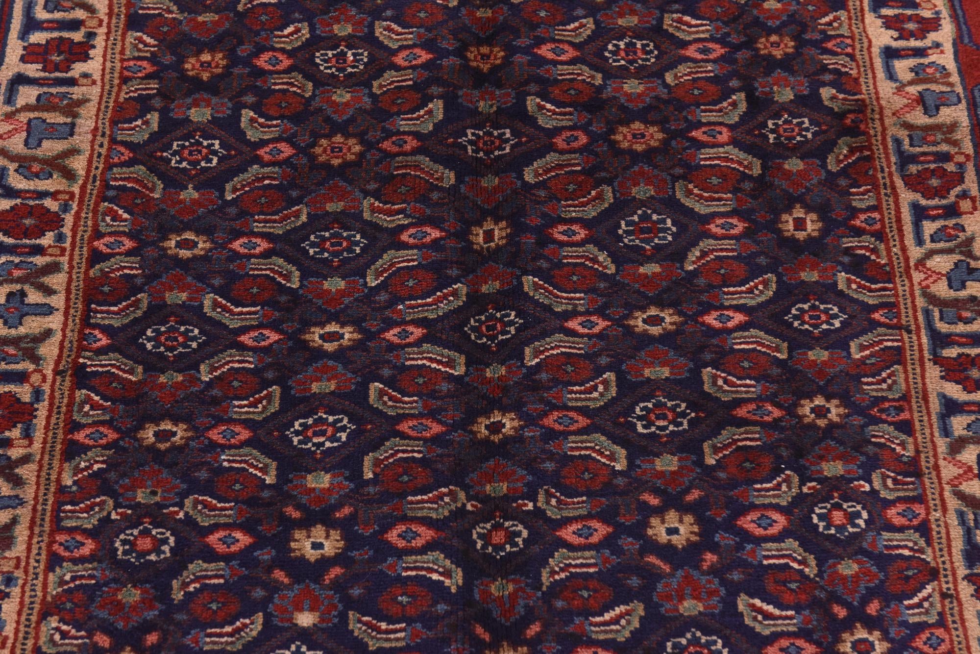 5' 3 x 10' Hand Knotted Farahan Persian Wool Runner Rug