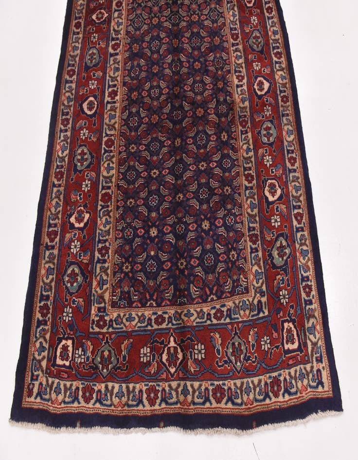 Detail image of 5' 3 x 10'  Hand Knotted Farahan Persian Wool Runner Rug