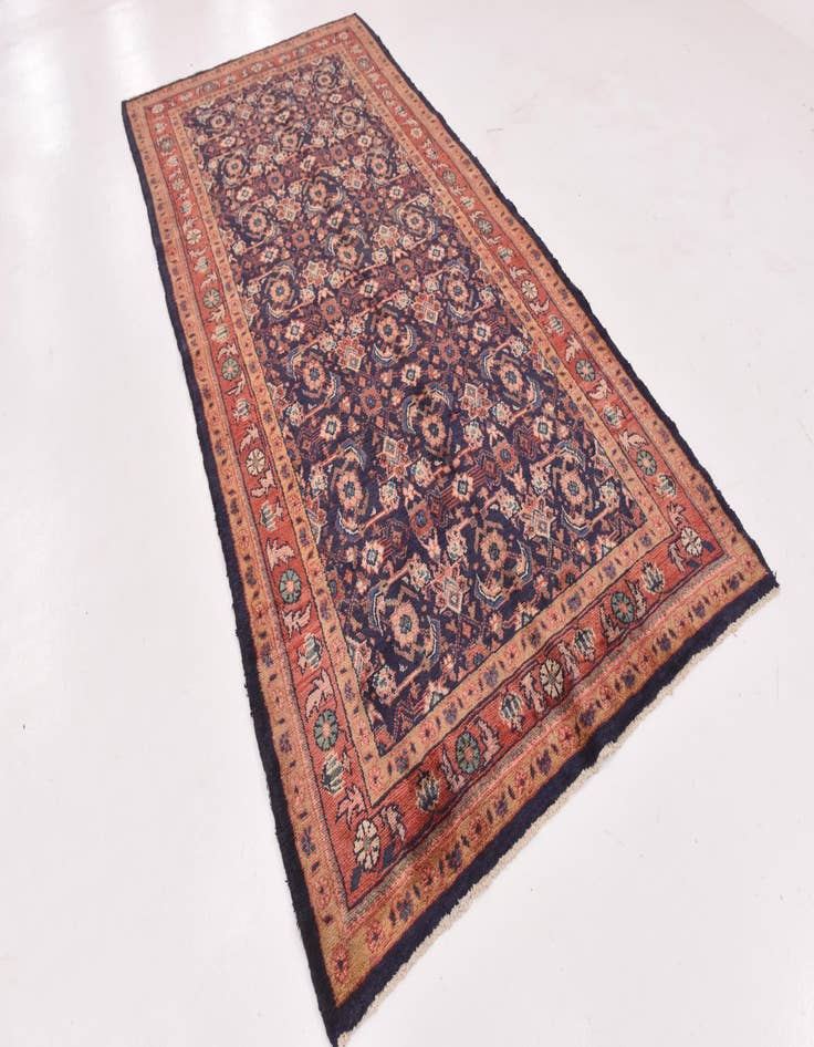 Detail image of 5' 2 x 10' 7  Hand Knotted Farahan Persian Wool Runner Rug