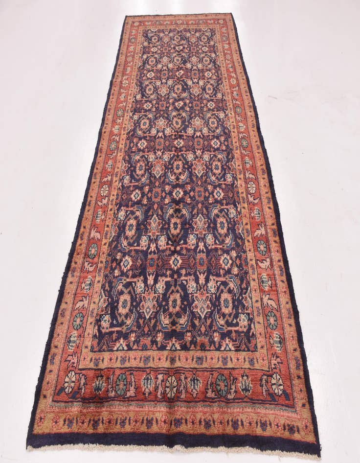 Detail image of 5' 2 x 10' 7  Hand Knotted Farahan Persian Wool Runner Rug