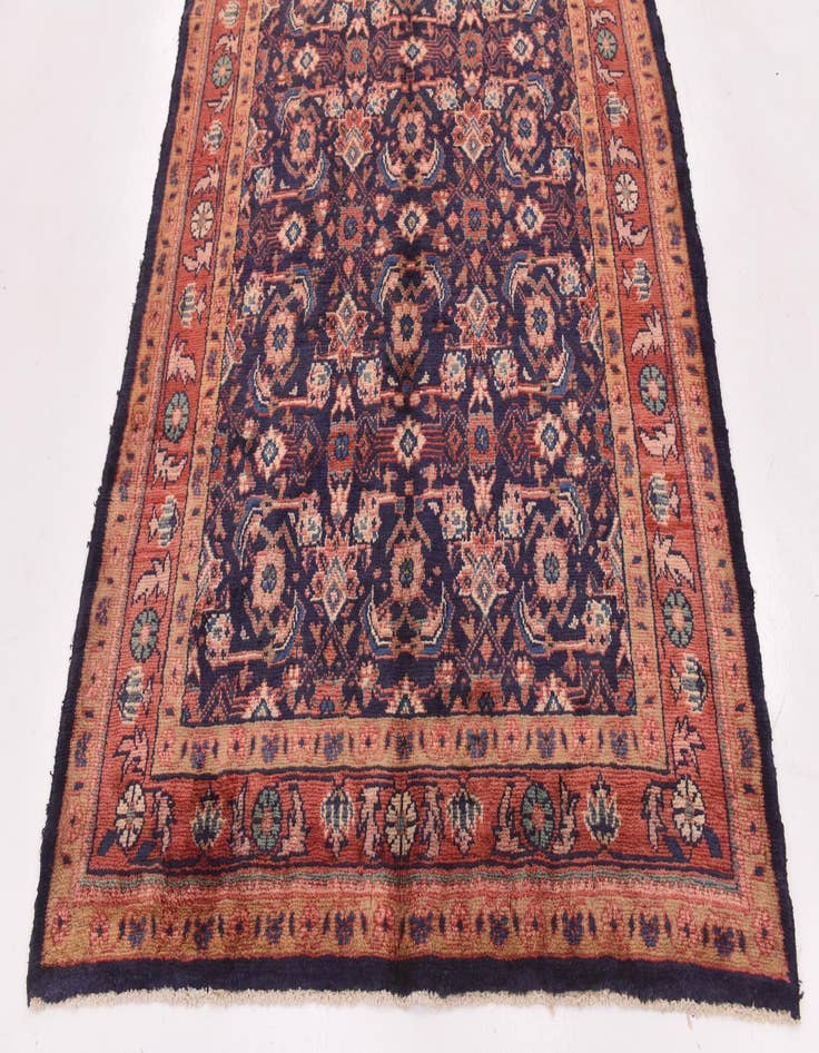 Detail image of 5' 2 x 10' 7  Hand Knotted Farahan Persian Wool Runner Rug