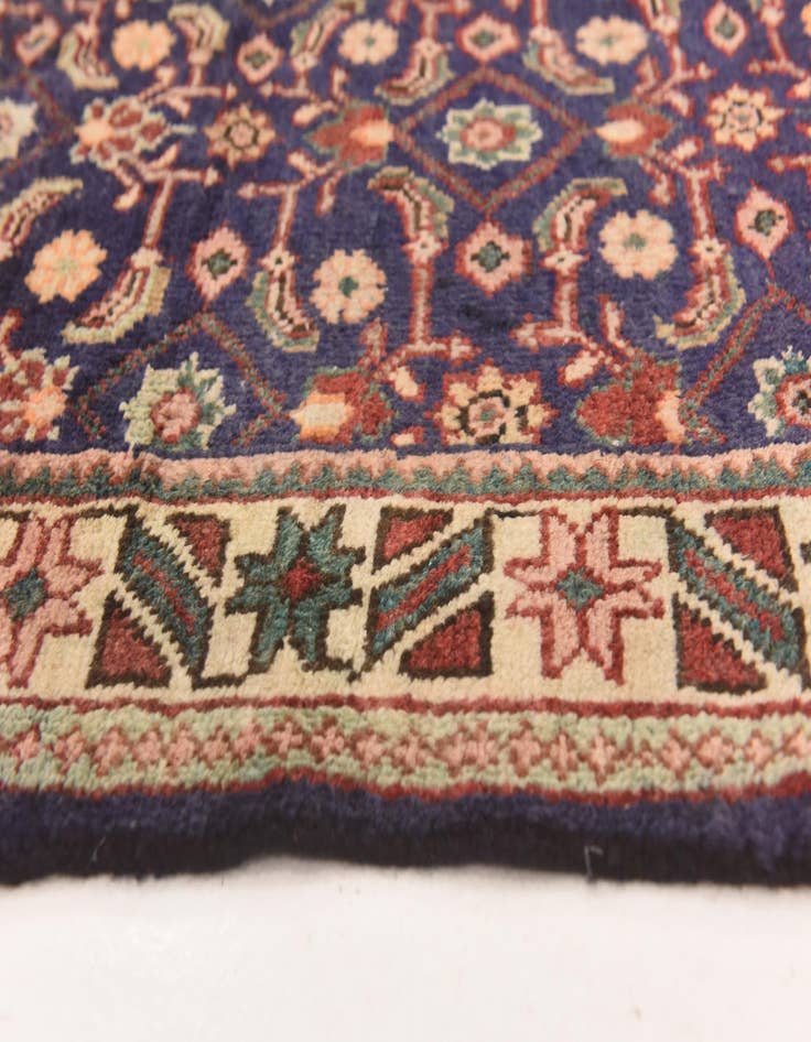 Detail image of 3' 4 x 9' 9  Hand Knotted Farahan Persian Wool Runner Rug