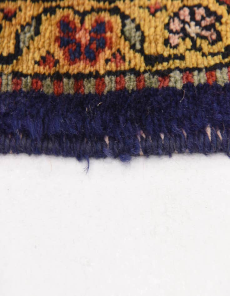 Detail image of 3' 9 x 10' 10 Hand Knotted Farahan Persian Wool Runner Rug