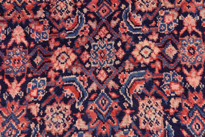 4' 5 x 10' 5 Hand Knotted Farahan Persian Wool Runner Rug
