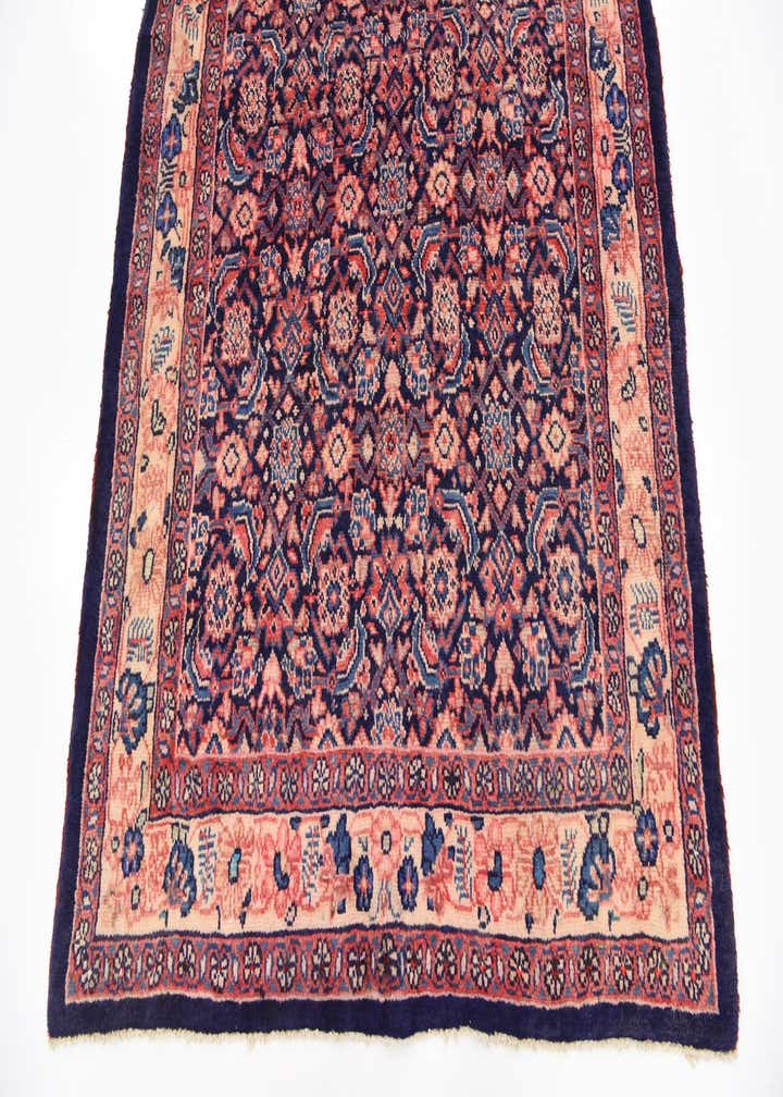 4' 5 x 10' 5 Hand Knotted Farahan Persian Wool Runner Rug